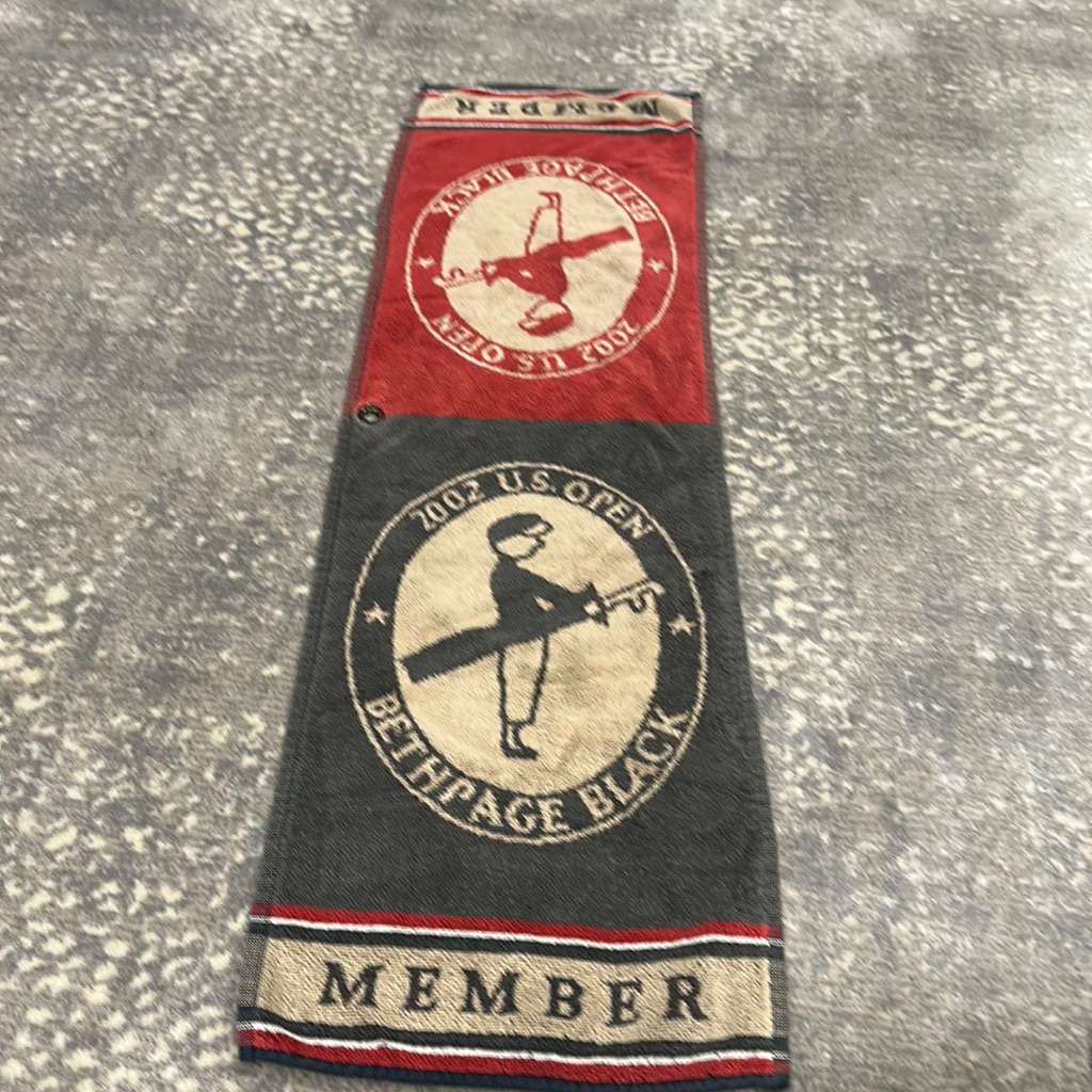 Golf Towel 2002 Us Open Bethpage Black